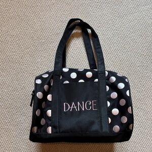 Horizon Dance Polka Dot Black and Pink Bag